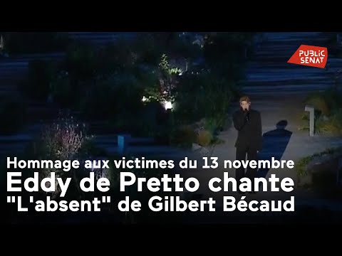 Hommage aux victimes du 13 novembre: Eddy de Pretto chante "l'absent" de Gilbert Bécaud