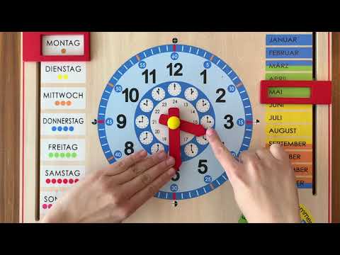 Uhrzeiten lernen - einfach erklärt Teil 1