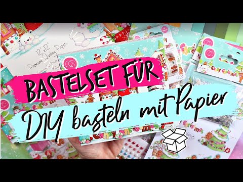 Sweet! Craft kit for Christmas paper crafts - KaFraLe.-Crafting Ideas for Christmas Crafts