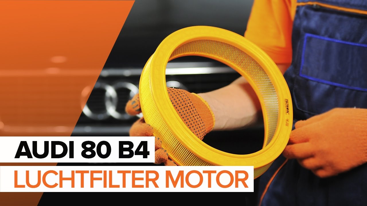 Hoe luchtfilter vervangen bij een Audi 80 B4 – vervangingshandleiding