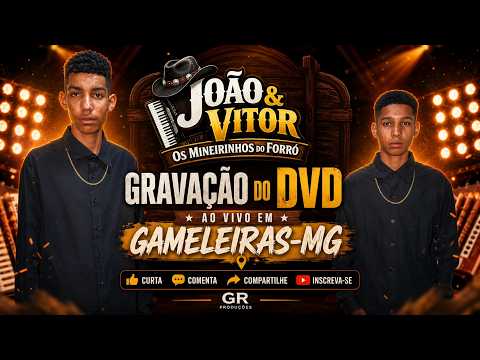 DVD João & Vitor - Os Mineirinhos do Forró ao Vivo em Gameleiras-MG 2026