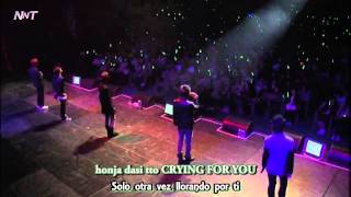 SS501-Because I&#39;m Stupid (Con los 5 integrantes)  [Sub Español+KARAOKE]  Live Concert