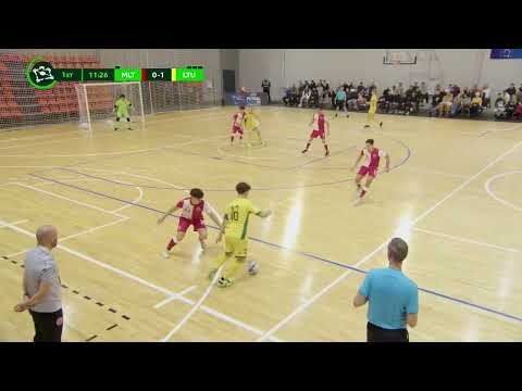 Lithuania U19 Futsal Vs Malta U19 Futsal - Goals- Futsal U19 UEFA Preliminary Qualifiers 22-01-25