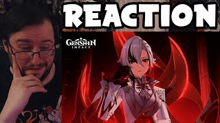 Gor's Genshin Impact Arlecchino: Lullaby Character Demo REACTION