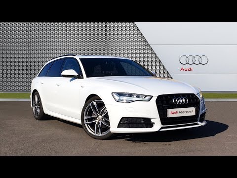 YA17YPX AUDI A6 AVANT TDI QUATTRO S LINE BLACK EDITION WHITE 2017, Bradford Audi