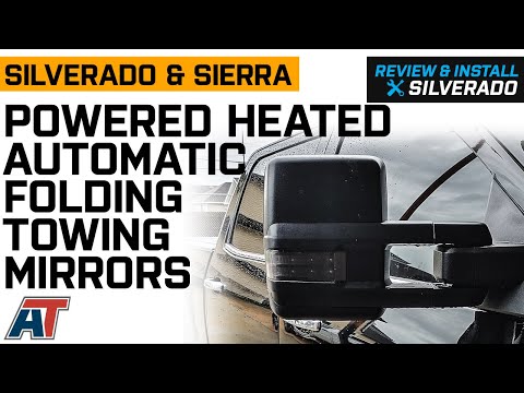 2014-2018 Silverado & Sierra 1500 Powered Heated Automatic Folding Towing Mirrors Review & Install