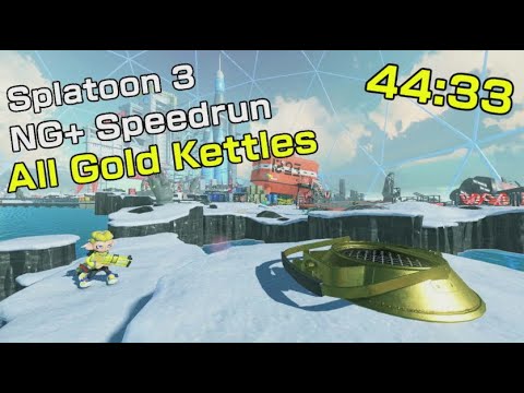 Splatoon 3 NG+ (All Gold Kettles) Speedrun in 44:33 PB