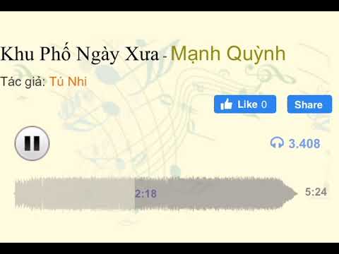 Thể hiện bởi Mạnh Quỳnh