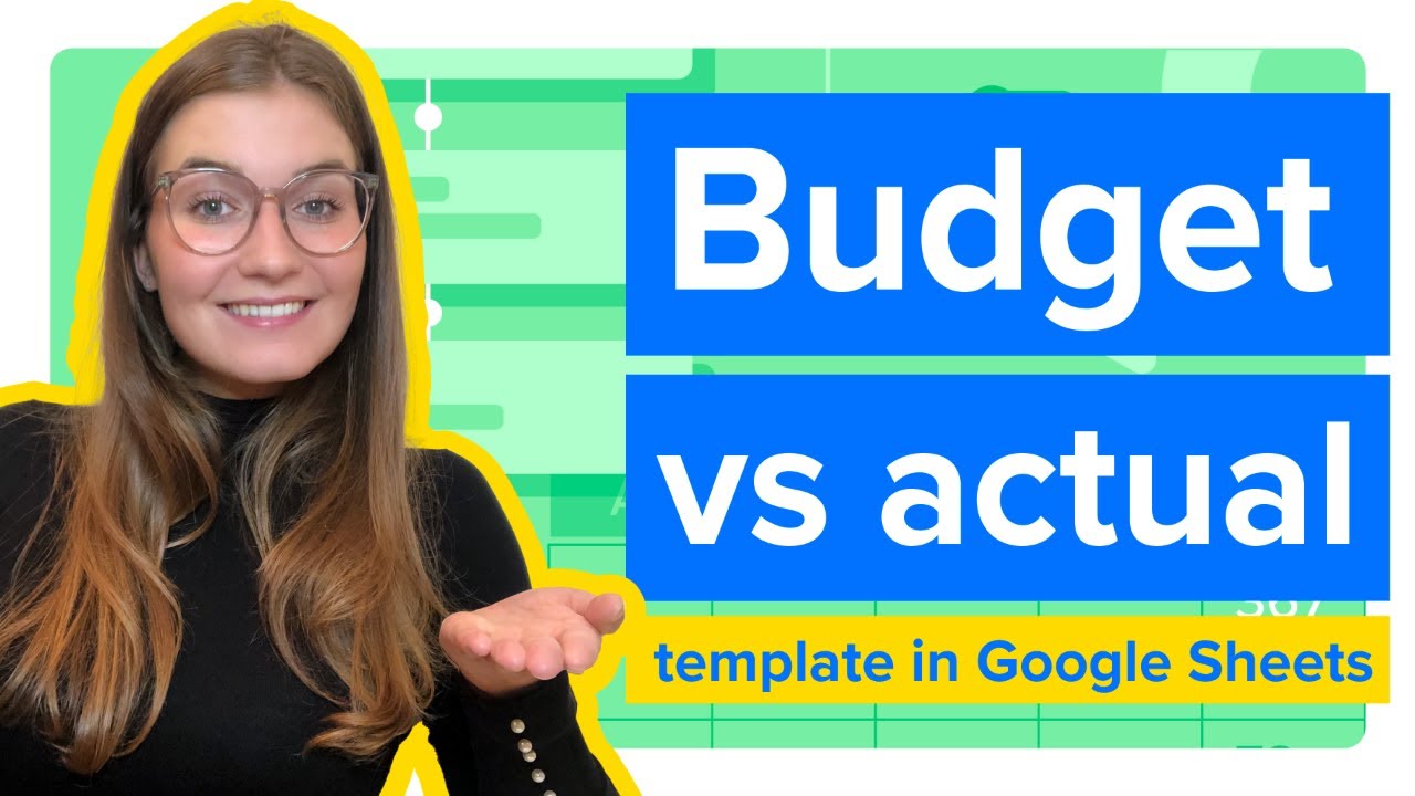 Budget vs actual template in Google Sheets [Variance analysis]