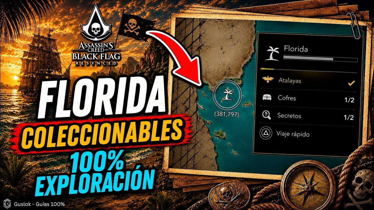 Florida Exploración 100% – Todos Los Coleccionables | Assassin’s Creed Black Flag Resynced Florida Exploración 100% – Todos Los Coleccionables | Assassin’s Creed Black Flag Resynced