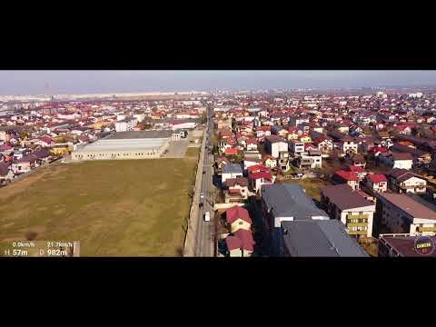 Popești-Leordeni  Vest - Est 06.02.2022 4K ✈️