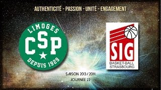 Limoges CSP - Strasbourg - Grand Format - Pro A