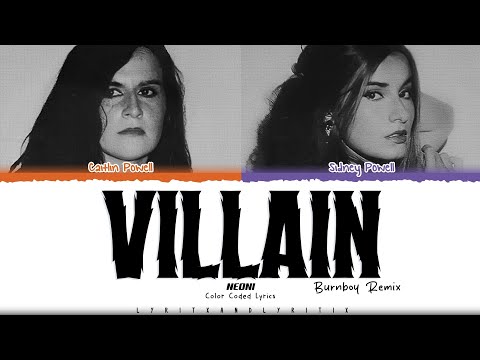 NEONI 'Villain (Burnboy Remix)' Color Coded Lyrics | Lyritix