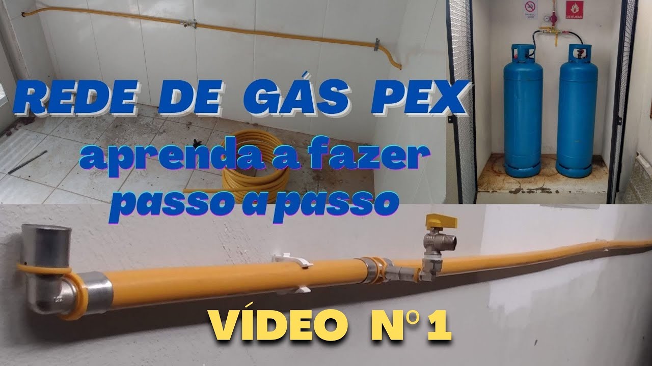 Instalação de gás com tubo pex - parte 1