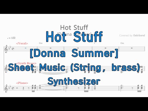[Hot Stuff] Donna Summer Keyboard Cover | Sheet Music | Tutorial |