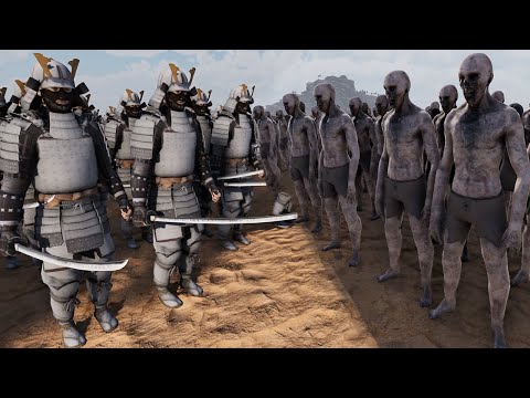 Samurai vs 1,500,000 Zombies | Ultimate Epic Battle Simulator 2 | UEBS 2
