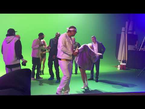 Young Grey and Snoopdogg Celebrate behind the scenes