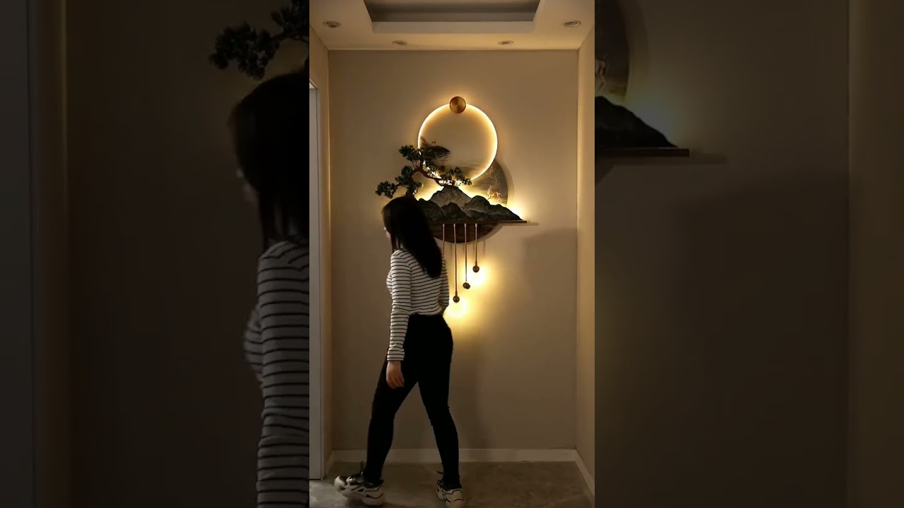 Stunning 3D Wall Art with LED Lighting for Your Home #3DWallArt #HomeDecor