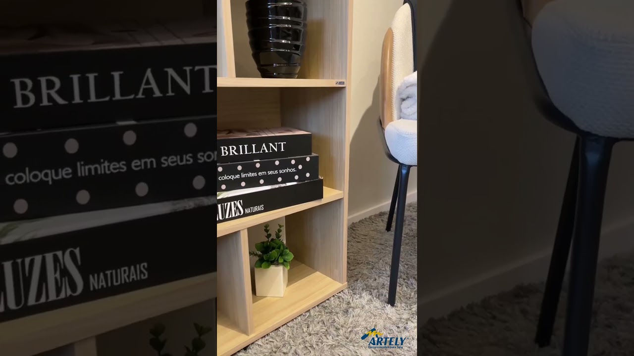 Thumbnail do vídeo - Estante Book - Naturale