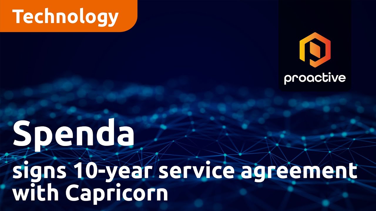 Spenda signs 10-year service agreement with Capricorn