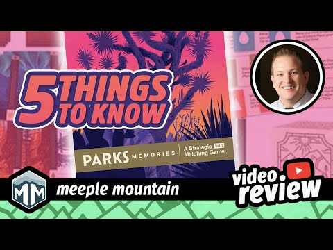 PARKS Memories: Plains Walker - 5 Things You Need to Know - Review - Boardgame Brody