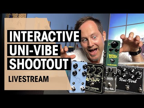 Massive Univibe Shootout With Kris | MXR, J.Rockett, JHS, Fulltone and MORE  | Thomann