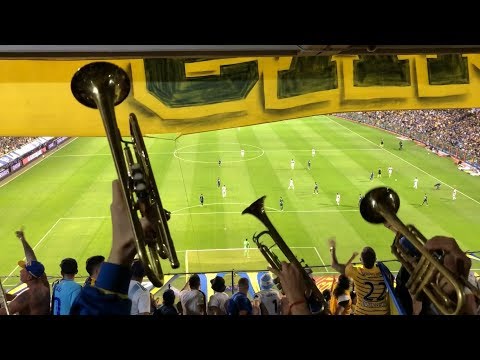 "El trapo de Di Carlo- Boca Tigre 2018" Barra: La 12 &bull; Club: Boca Juniors