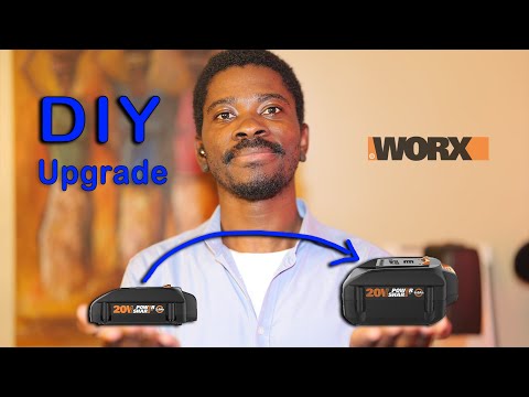 Worx Power Tool Battery Upgrade | DIY Hack