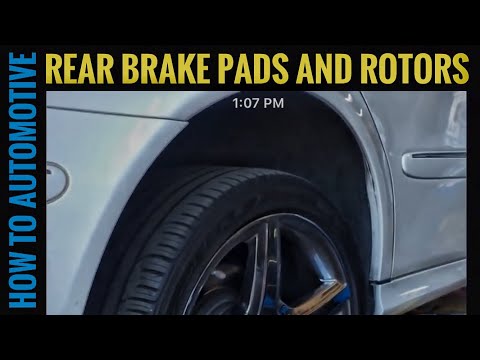 How to Replace Rear Brake Pads and Rotors on a 2009 Mercedes E350