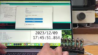 Added WiFi setting and NTP function with DG12B VFD clock