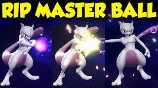 MEWTWO DEFLECTED MY MASTER BALL??? Pokemon Let&#39;s Go Mewtwo Battle