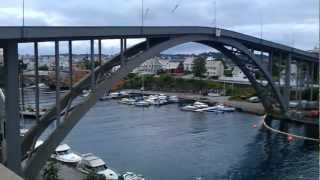 preview picture of video 'Lovely view Haugesund Norway,Risoy centrum bridge'