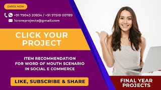 Item Recommendation for Word of Mouth Scenario in Social E Commerce