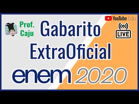 🔴 [ENEM 2020] Matemática - Gabarito ExtraOficial COMPLETO