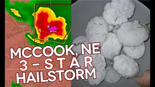 Radar Recap: McCook, NE Practically Stationary Hailstorm | HailTrace