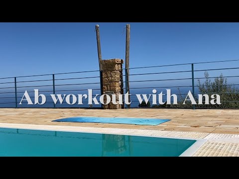 Ab workout with Ana Sophia Scheller !! In less than 15 minutes