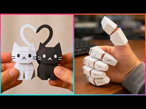 Easy Paper Crafts To Do When Bored ▶ 3
