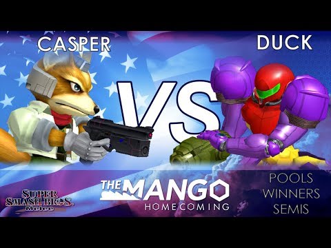 The Mango Homecoming - ESE | Duck (Samus) VS TNC | Casper (Fox) - SSBM - Pools - Winners Semis