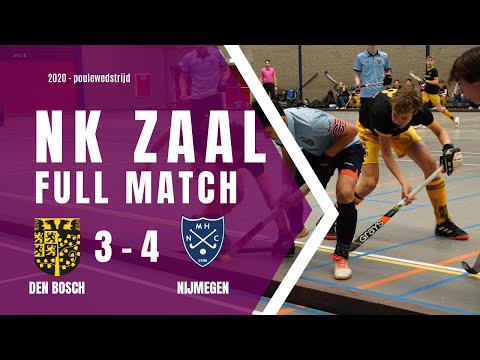 Full match | NK zaalhockey 2020 | Poulewedstrijden | JO16 | NMHC Nijmegen - HC Den Bosch: 5 - 4