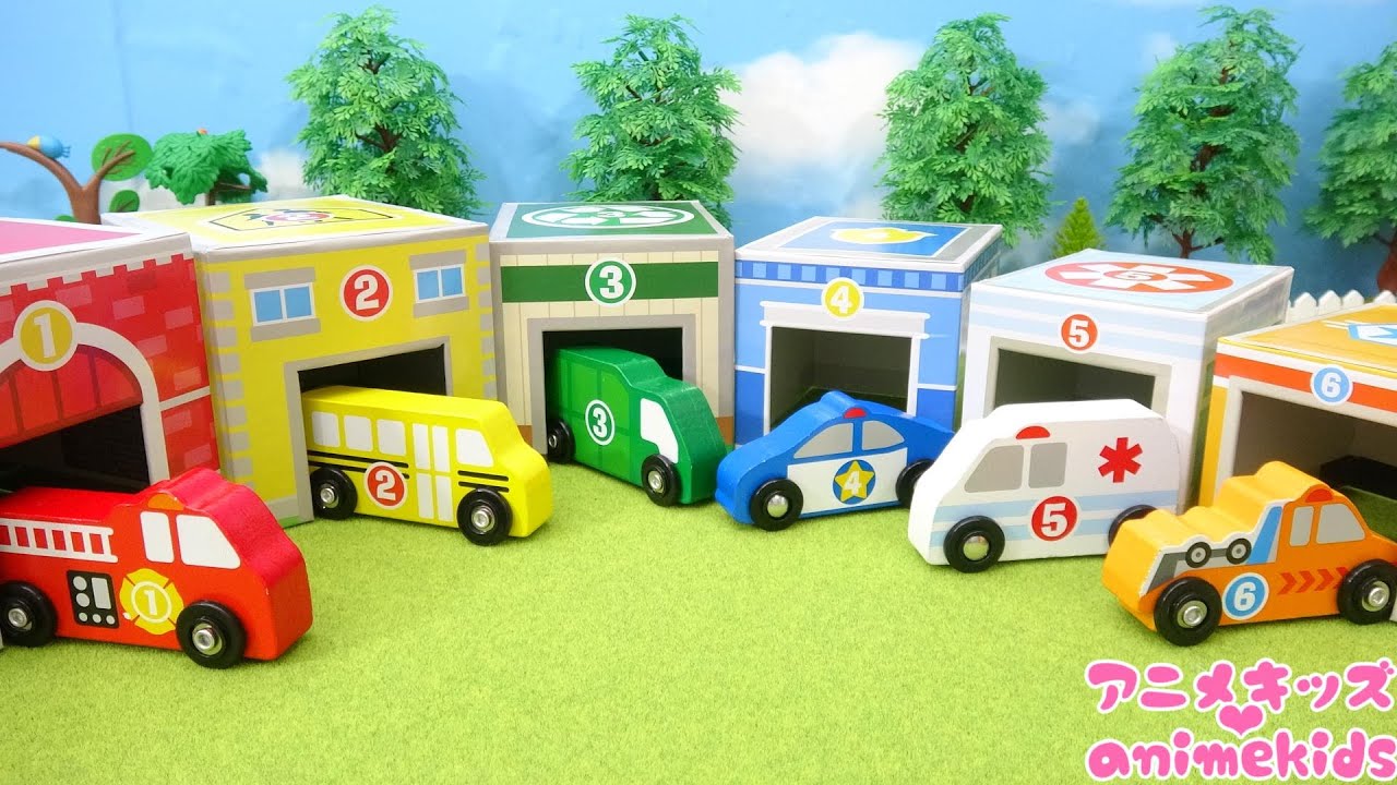 Learn car colors and numbers！ 車の色と数字を学ぼう♪ @animekids