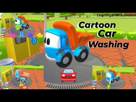 Car wash ( सफाई ) cartoon village Tour kids 🔴🟡 Helper cars cartoon Adventures for kids #episode #kid
