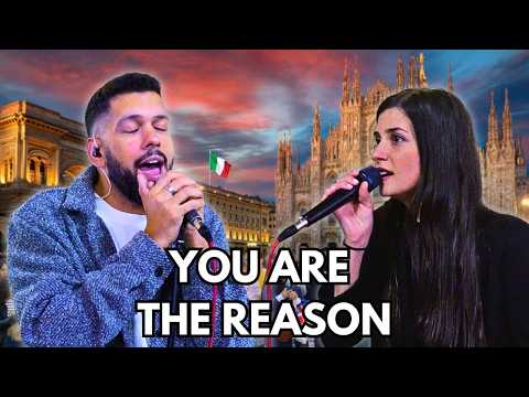 This RANDOM Singer SHOCKED The Whole Square | Calum Scott - You Are The Reason