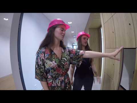 Sacha en Elise op nieuwe STC Campus Waalhaven