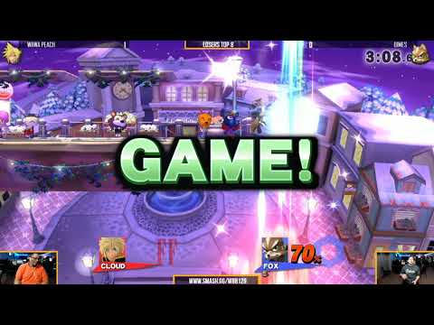 Ultra WBB #129 | Wawa Peach vs Dimes - Losers Top 8 - Super Smash Bros. for Wii U