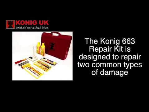 How to repair wooden surfaces using the KO663 Repair Kit