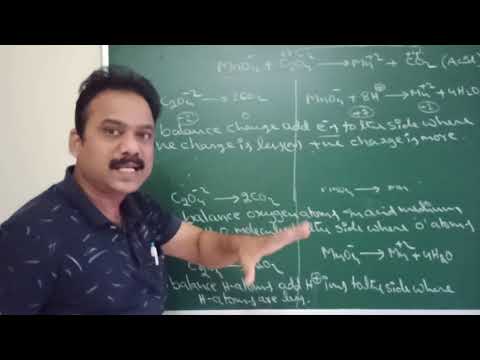 Balancing redox reactions || STOICHIOMETRY-14 | Class11th | explained in telugu