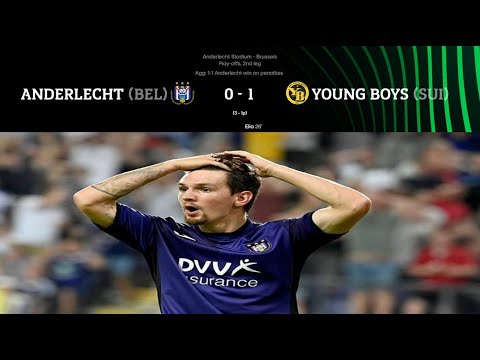 RSC Royal Sporting Club Anderlecht Bruxelles 0-1 (...