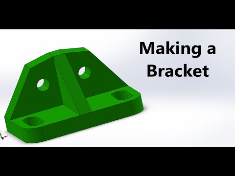 Solidworks Tutorial: How to make a Bracket