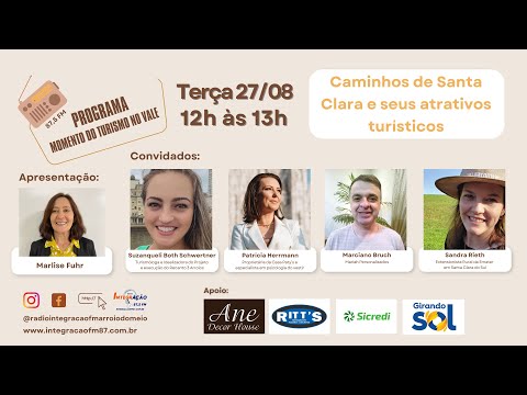 Caminhos de Santa Clara e seus atrativos turísticos