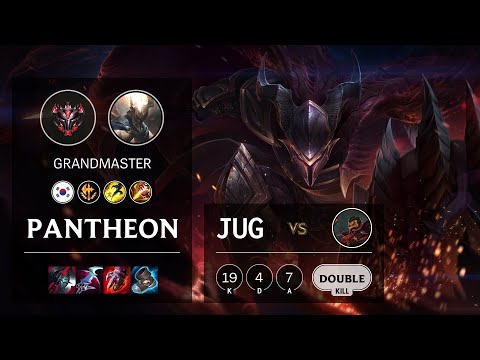Pantheon Jungle vs Graves - KR Grandmaster Patch 10.25